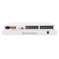 Haute qualité E1 Transmission 30 canaux FXO/FXS téléphone PCM multiplexeur fibre optique Mux Port produits de télécommunications