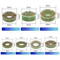 Anneau en céramique laser HXLASER D43mm H8.5mm à trou oblique pour support de buse de tête de découpe DNE 3500 3501, anneau de protection contre les collisions