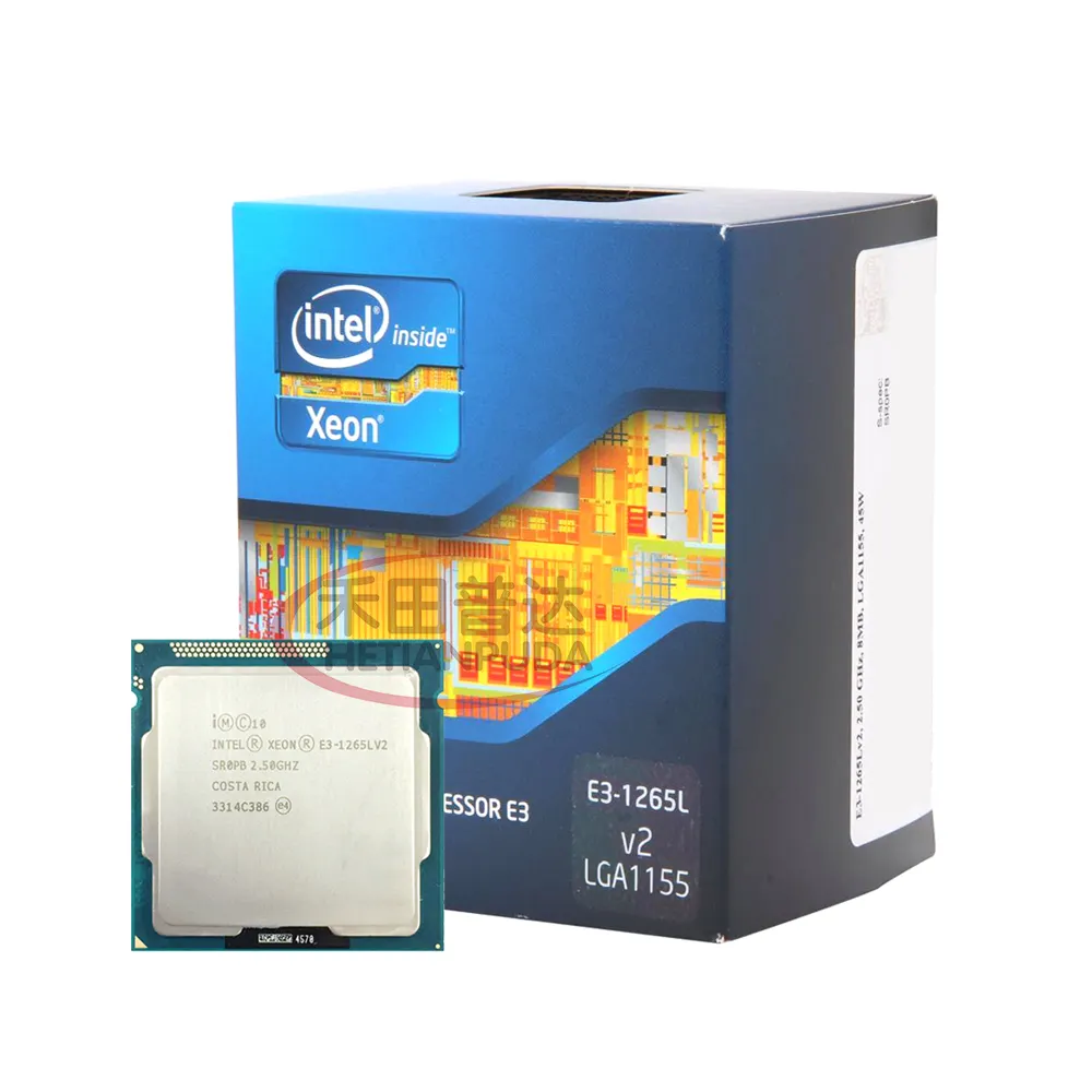 Wholesaler uesd Xeon E3-1265L V2 e3 1265l v2 Quad Core 2.50GHz 5 GT/s SR0PB LGA 1155 CPU