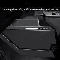 Réfrigérateur portable pour console centrale Tesla Cybertruck, mini-réfrigérateur de voiture, boîte de rangement réfrigérante, accessoires intérieurs pour véhicules électriques