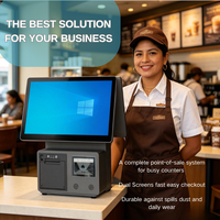 Terminal de point de vente avec double écran, système NFC, caisse enregistreuse, machine de point de vente
