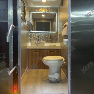 Baño Prefabricado Móvil para Exteriores, Cabina Portátil VIP para Eventos, Remolque de Baño Móvil VIP - Product Image 4