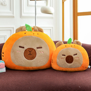 <b>Soft</b> Capybara <b>Stuffed</b> Animal Plush Pillow Blanket Sofa Chair Decor Seat Cushion Comforter Cute <b>Toy</b> Valentine's Day Gift - Product Image 6