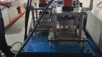 Machine de formage de tôles de toiture en acier PPGI GL à haute efficacité Yousheng avec moteur servo et machine à porte automatique à volet roulant