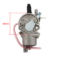 47cc 49cc Carburateur de vélo de poche CE Argent Zinc Petit moteur 2 temps Carb pour Mini Dirt Bike 50cc État Nouveau