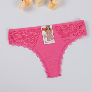 उओकिन सस्ते कपास ठोस महिलाओं की पैंटी-बैक सेक्सी महिला पैंटी-बैक सेक्सी - Product Image 6