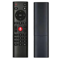 Télécommande Air Mouse vocale personnalisée 2,4 GHz Bluetooth à 29 touches, avec pavé numérique, pour boîtier TV intelligent, projecteur, mini PC et lecteur multimédia