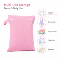 Sac de rangement léger personnalisé avec logo pour sous-vêtements, sac à linge multi-usages sec/humide pour couches, sac de voyage pour vêtements