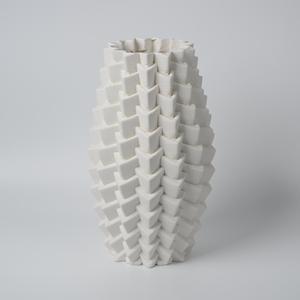 Ceramic Art <strong>3D</strong> Printing Professional <strong>3D</strong> Clay <strong>Printer</strong> Manufacturers Breathtaking Masterpieces White Ceramic Flower <strong>Vases</strong> - Product Image 3