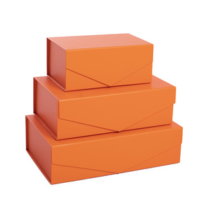 Wholesale folding clamshell gift box Universal clothing packaging box Luxury magnetic gift box
