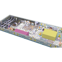 Modernes Design Interaktives Spielgerät Indoor-Spielplatzausrüstung Softplay-Klettergerüst Rutsche Bällebad für Kleinkinder Kindertagesstätte Spielcenter