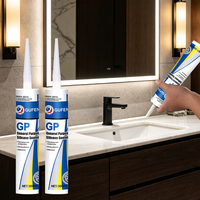 GUFENG GP Mastic silicone direct pour fissures de béton, pour cadres de fenêtres et de portes