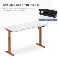 Bureau de travail électrique réglable en hauteur pour la vente en gros, double moteur, ergonomique, pour personnel