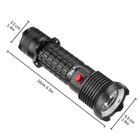2000 Lumen XHP70 LED Snorkeling Light IPX8 Lampe de plongée sous-marine étanche 50m Lampe de poche de plongée sous-marine