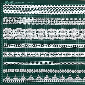 Prix d'usine, adorno de encaje, bordure en dentelle, matériel de couture, recorte de encaje, polyester, fil de lait, broderie en coton, guipure, dentelle - Product Image 2