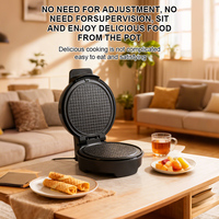 Sokany Mini gaufrier belge électrique en céramique antiadhésif avec thermostat réglable pour la maison