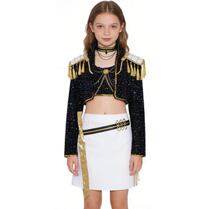 Disfraz de Cosplay de Cazador de Demonios de la Ola Coreana de HP para Niños y Adultos, Negro y Dorado, con Máscara para Actuaciones - Product Image 3