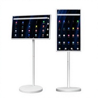 Nouvelle Offre 2026 : Téléviseur Portable Android 15 de 32 Pouces, Tablette PC Tactile Intelligente Full HD 1080p 60Hz, Rétroéclairage LED Interactif Blanc