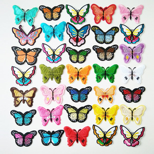 Parches de mariposa bordados para planchar ropa - Product Image 4