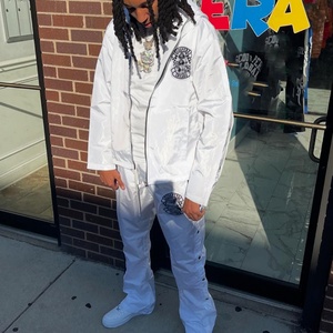 Custom Nylon Sweatsuit Manufacturer Mens <b>Set</b> Zip up Polyester Nylon Jacket Pants Two Piece Windbreaker Tracksuit - Product Image 6