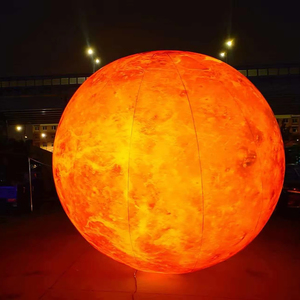Decoración de Jardín con Temática Espacial Brillante para Exteriores y Exhibiciones de Eventos Festivos, Modelo de <span class=keywords><strong>Planeta</strong></span> Inflable con Luz LED - Product Image 3