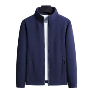 Chaqueta de Forro Polar con Cierre y Cuello Alto, para Primavera/Otoño 2023, Tallas Grandes, Casual, Ecológica, Servicio OEM para Hombre, Directo de Fábrica - Product Image 3