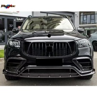Kits de lèvres en fibre de carbone Grilles de voiture Accessoires de pare-chocs Bodykit pour Mercedes Benz GLS Class GLS63 X167 AMG Mise à niveau vers MSY Body Kit