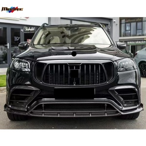 Kits de lèvres en fibre de carbone Grilles de voiture Accessoires de pare-chocs Bodykit pour <span class=keywords><strong>Mercedes</strong></span> Benz <span class=keywords><strong>GLS</strong></span> Class GLS63 X167 <span class=keywords><strong>AMG</strong></span> Mise à niveau vers MSY Body Kit - Product Image 6