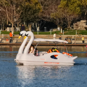 Bote Eléctrico Swan <span class=keywords><strong>Boat</strong></span> 2026 con Diseño Estable, Función de Compartilhamento, Equipo de Juegos Acuáticos, Bote Turístico para Parques Urbanos y Actividades al Aire Libre - Product Image 1