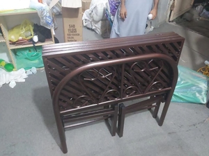 Iron <b>Bed</b> Wholesale <b>Foldable</b> Single <b>Bed</b> <b>Frame</b> Bedroom Furniture <b>Foldable</b> <b>Beds</b> for Adults - Product Image 2