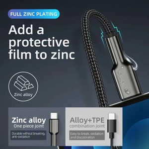 Cable de Carga Tipo C para Teléfono, Cables de Carga Rápida USB-C para iPhone, <span class=keywords><strong>Samsung</strong></span> S24 <span class=keywords><strong>22</strong></span> 21 <span class=keywords><strong>Note</strong></span> 20, Cable USB C para Teléfono Móvil - Product Image 2