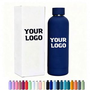 Bouteille d'eau sport isotherme à double paroi en acier inoxydable avec logo imprimé, cadeau d'entreprise pour événements professionnels - Product Image 1