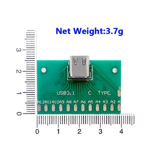 Placa de Prueba USB 3.1 Tipo-C Hembra OKY3447-5, Adaptador de Conector Hembra de 24 Pines para Medir la Conducción de Corriente - Product Image 6