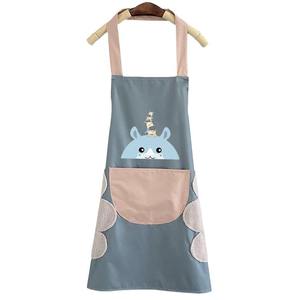 Delantal con dibujo de ciervo, impermeable, resistente al aceite, para cocina, hogar, para hombres, mujeres, adultos, uso diario - Product Image 5