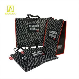 Eco Custom Logo <b>Printed</b> Reusable Non Woven Fabric Carry Tote Bag Grocery Shopping Bags - Product Image 1