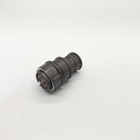 Conector Serie 2PM22, 4 Pines, Hembra, Recto, Sin Protección, con Contactos Plateados