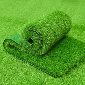 Customizable 20-50mm Artificial Turf High Quality Triple Colors Synethic Grass Indoor and Outdoor Use Garden
