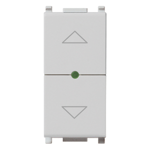 Interrupteur à enrouleur Quid Silver de 5,3 cm de hauteur avec commande haut/bas pour l'automatisation des stores - Product Image 1