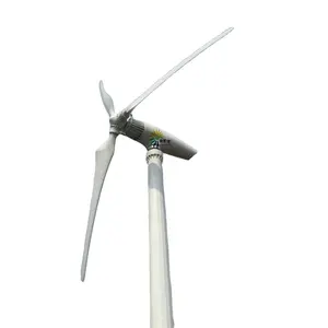 Turbina eólica controlada Windspot Pitch 10kw 3 años en la red/fuera de la red, híbrido solar eólico 96v 120V 240V 300V 360V 500V 15KW HLD