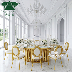 Wholesale <b>Round</b> Back Dining Stainless Steel Wedding Luxury Event <b>Chair</b> - Product Image 4