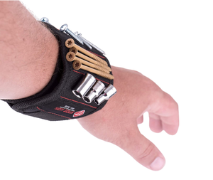 कस्टम लोगो 15 मैग्नेट समायोज्य कलाई का पट्टा के लिए चुंबकीय Wristband पकड़े शिकंजा, नाखून, ड्रिल बिट्स, उपकरण - Product Image 3