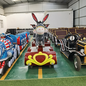 <span class=keywords><strong>Tren</strong></span> Turístico de 8 Plazas para Centros de Entretenimiento, <span class=keywords><strong>Tren</strong></span> Eléctrico Divertido para Niños, Paseos en <span class=keywords><strong>Tren</strong></span> sin Rieles en Interiores en el Centro Comercial - Product Image 2
