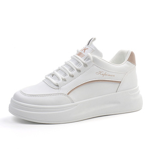 Zapatos Deportivos Casuales Transpirables y Antideslizantes para Mujer LYKU 2026, Tendencia de Moda, Blancos, Planos, Hechos en China, para Otoño/Primavera/Verano - Product Image 3