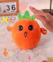 Baby Educatief Muzikaal Leer Speelgoed Fruit Piano PP Katoen Geborduurd Superzacht Lichaam Inductieve Beat Muziek Banaan Pluche Speelgoed
