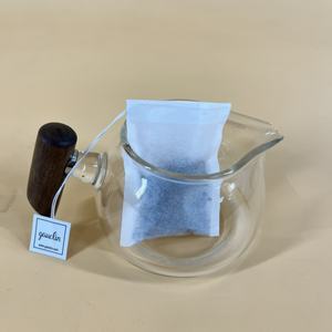 Pâte de bois biodégradable personnalisé infuser café filtre papier vide sachets de thé avec ficelle - Product Image 4
