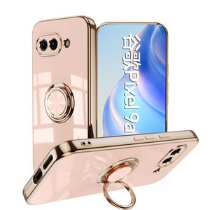 Para <span class=keywords><strong>Google</strong></span> Pixel 9A/9 Pro/9 Pro XL 6D <span class=keywords><strong>Chrome</strong></span> Car Mount Stand case Contraportada, Ring Holder CASE para Galaxy S25 Edge - Product Image 1