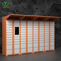 Casier intelligent extérieur Yinlong pour livraison de colis, casier électronique automatique pour colis, accès autonome 24h/24, armoire à colis