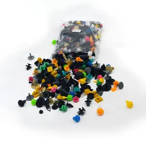 A147 100pcs/bag Car Door Parts Push Nylon Fasteners Fir Tree Clips