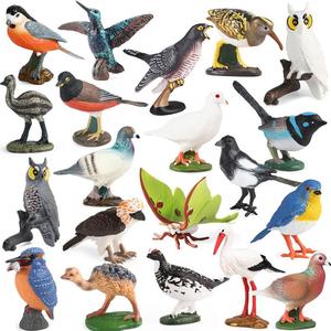 Yxs palomas simuladas Cuco flamencos colibríes Robin martines pescadores urracas pájaro modelos animales - Product Image 5