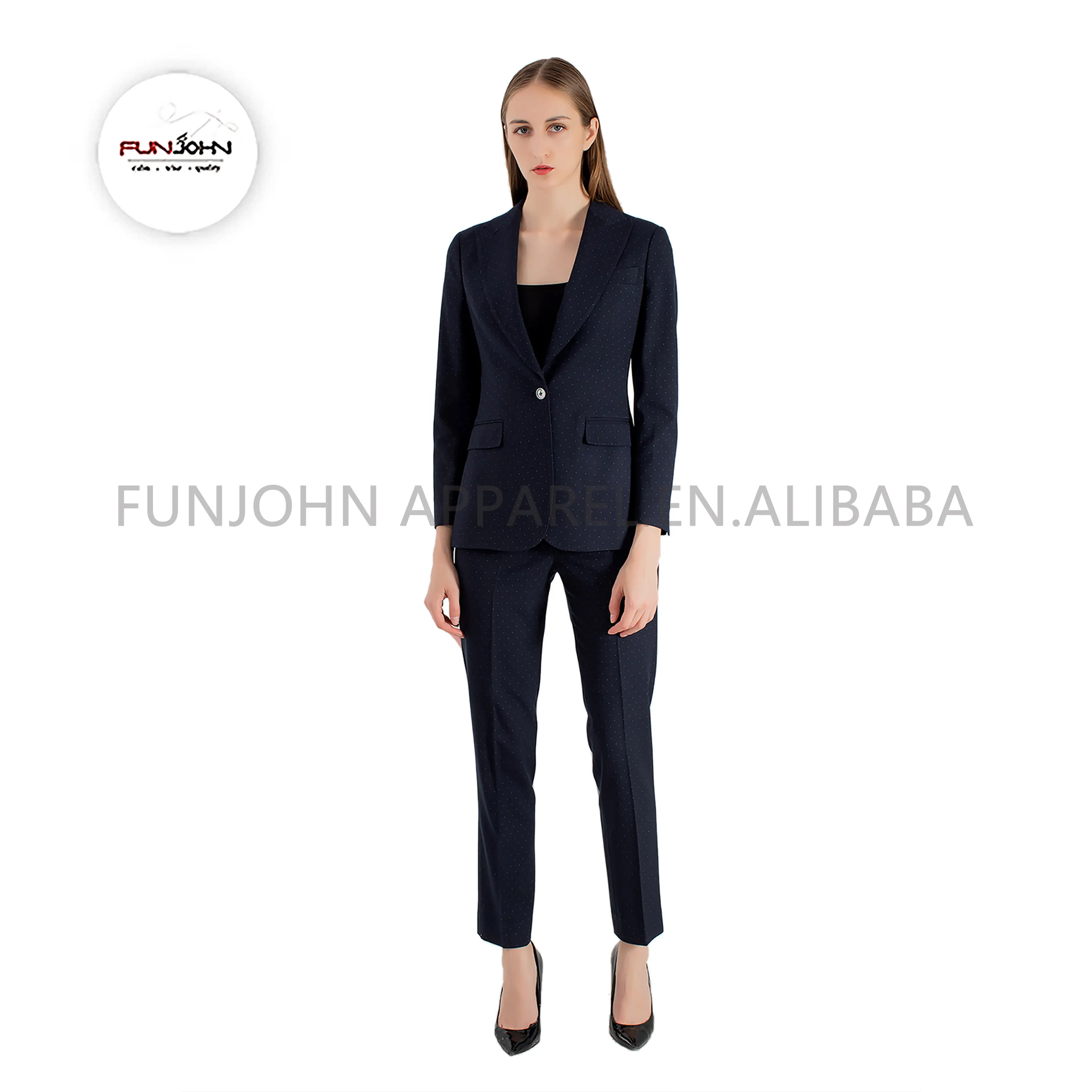 dotted printing best formal business attire office uniform designs for women new style